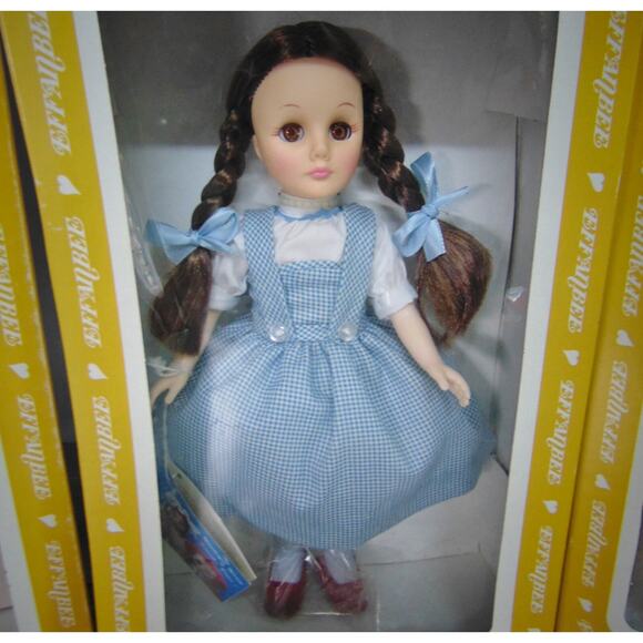 NEW Set (6) Effanbee WIZARD OF OZ DOLL Dorothy Good Witch Lion Tin Man Scarecrow - Picture 8 of 12
